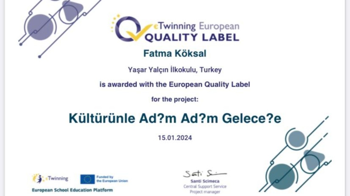 e-Twinning Avrupa Kalite Etiketi